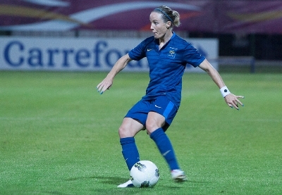 Test grandeur nature pour les Bleues et Sonia Bompastor (photo Eric Baledent/LMP)