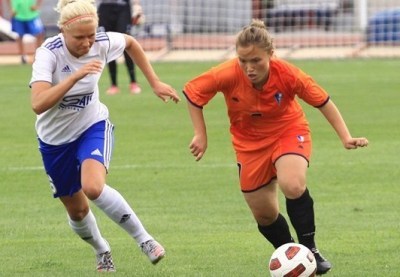 Anete Paulus (Pärnu JK) & Jelena Čubrilo (Spartak Jaffa)