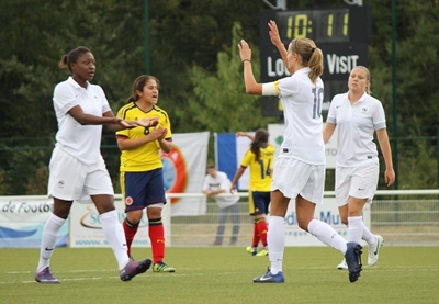 Sandie Toletti avait ouvert le score (photo S Duret)