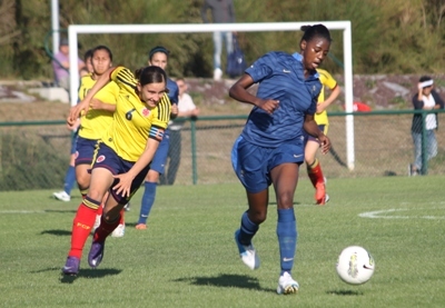 Aissatou Tounkara évoluait en défense centrale (photo S Duret)