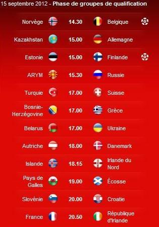 Euro 2013 - Neuf places à prendre