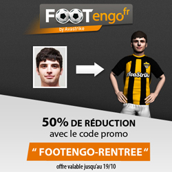 OFFRE RENTRÉE - Bénéficiez d'une réduction de 50 % sur les Figurines Footengo !