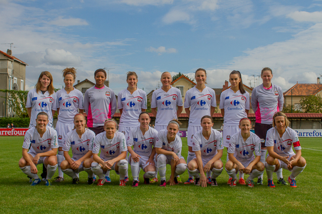 Le FCF Juvisy Essonne étrennait son nouveau maillot