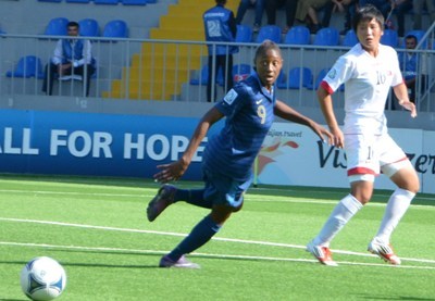 Diani a parti aux Françaises de rester en course (photo CD) Diani a parti aux Françaises de rester en course (photo CD)