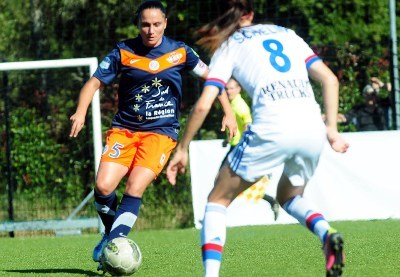 Avec Montpellier, Ophélie Meilleroux espère décrocher un trophée cette saison (photo MHSC)