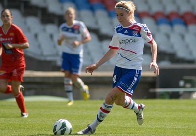 D1 - Laëtitia TONAZZI (Olympique Lyonnais) : "On va à Juvisy pour gagner, c'est clair et net"