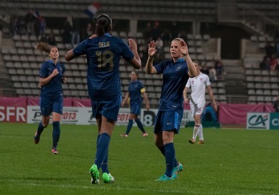 Marie-Laure Delie a été la seule à trouver la clé du succès samedi (Photo William Morice)