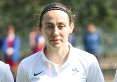 Sabrina Delannoy a disputé son premier match en A (photo S Duret)