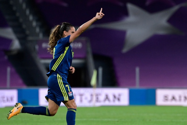 Le coup parfait de Majri a permis de faire le break (photo UEFA.com) Le coup parfait de Majri a permis de faire le break (photo UEFA.com)