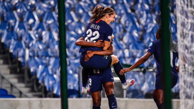 Bruun revenue de blessure est de nouveau décisive après la demi-finale de Coupe de France (photo twitter PSG)