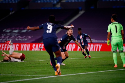 Katoto auteure de la passe décisive à Bruun (photo UEFA.com) Katoto auteure de la passe décisive à Bruun (photo UEFA.com)