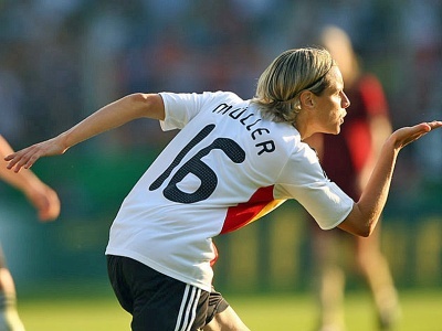 Martina Müller tire sa révérence face aux Bleues (photo dfb)