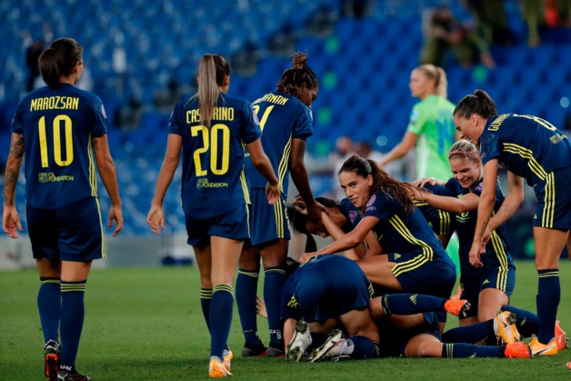 Les Lyonnaises ont fait la différence avant la pause (photo UEFA.com) Les Lyonnaises ont fait la différence avant la pause (photo UEFA.com)