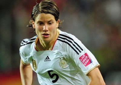 Annike Krahn sous le maillot de la Frauenmannschaft