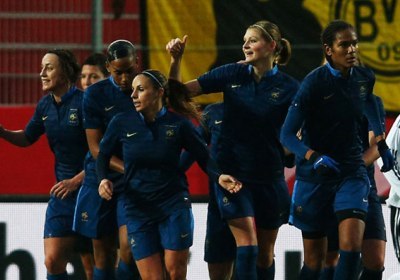 Corine Franco a offert l'égalisation (photo dfb.de) Corine Franco a offert l'égalisation (photo dfb.de)