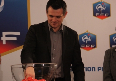 Willy Sagnol lors du tirage (photo Sébastien Duret)