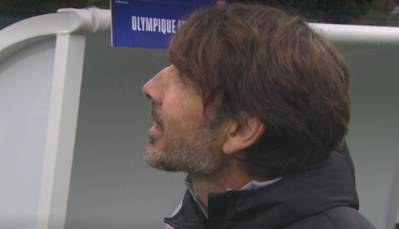 Vasseur et l'OL regardent toujours vers le haut (capture Canal + Sport) Vasseur et l'OL regardent toujours vers le haut (capture Canal + Sport)