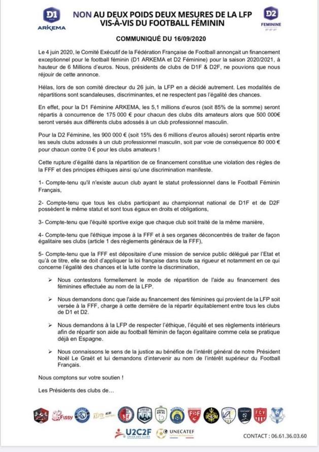 #D1Arkema - D2 : L'inégalité des aides financières finalement réduite entre clubs "pro" et "amateur" #D1Arkema - D2 : L'inégalité des aides financières finalement réduite entre clubs "pro" et "amateur"