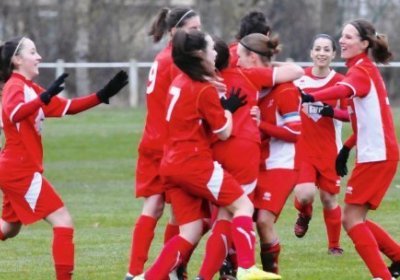 La joie des joueuses de Sainte-Christie (photo PQR)