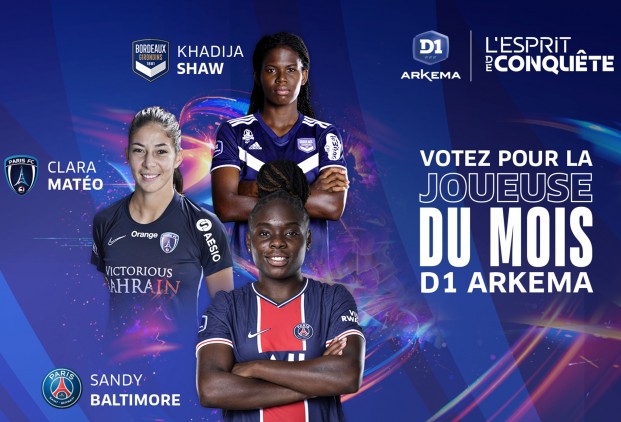 #D1Arkema - Joueuse du mois : SHAW, MATEO et BALTIMORE nommées