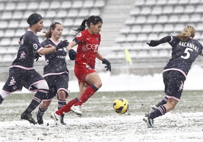 Kenzal Dali dans la défense toulousaine (photo psg.fr)