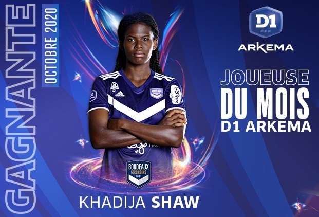 #D1Arkema - Khadija SHAW élue joueuse du mois