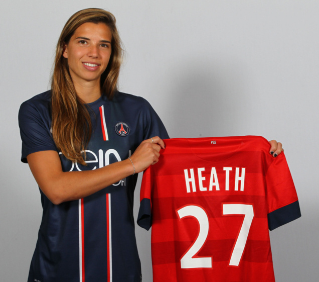 Tobin Heath portera le numéro 27 (photo C Gavelle/PSG.fr)