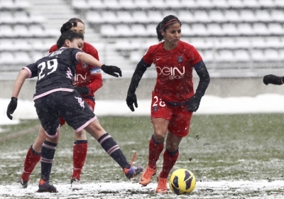 Cruz est arrivée cet été en provenance de Lyon (photo psg.fr)