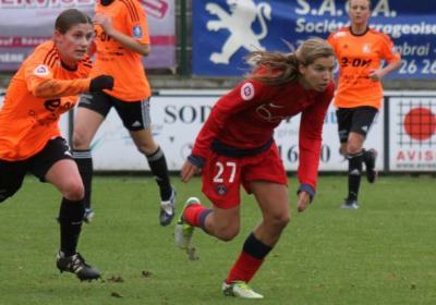 Tobin Heath, buteuse contre Arras (photo JL Martinet) Tobin Heath, buteuse contre Arras (photo JL Martinet)