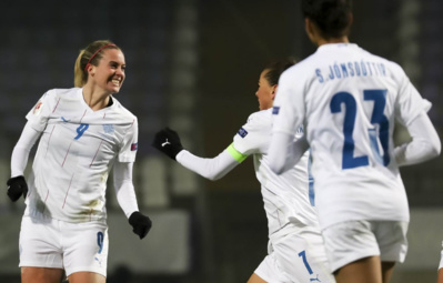 La Havraise Thorvaldsdottir a inscrit le but de la qualification islandaise La Havraise Thorvaldsdottir a inscrit le but de la qualification islandaise