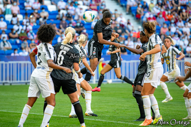 Wendie Renard et son jeu de tête, atout décisif face à la Juventus en août dernier (photo Alex Ortega)