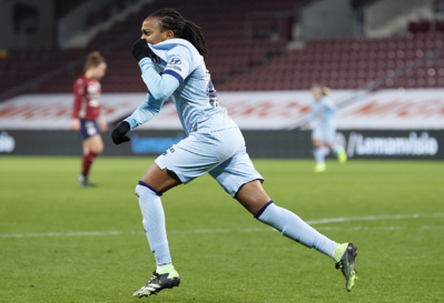 Emelyne Laurent buteuse avec l'Atlético (photo club) Emelyne Laurent buteuse avec l'Atlético (photo club)