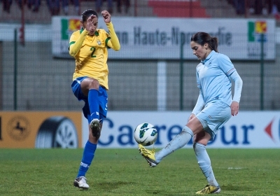 Louisa Necib n'a pas tremblé au moment de tirer le penalty à la 96e minute (photo E Baledent/LMP)