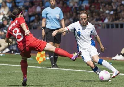 Bompastor (ici contre le Canada aux J.O) ne croit plus à un retour en Bleu (Photo Eric Baledent/Le Moustic Production)