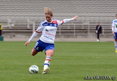 Amandine Henry a inscrit le centième but de son équipe en D1 Amandine Henry a inscrit le centième but de son équipe en D1