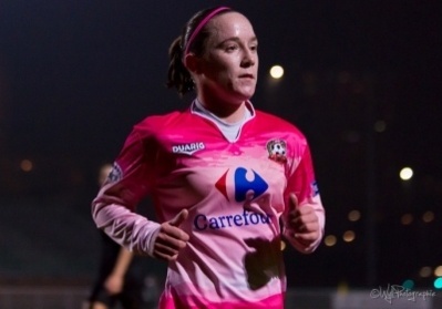 Julie Machart a inscrit un splendide but, important avant le retour (photo William Morice) Julie Machart a inscrit un splendide but, important avant le retour (photo William Morice)