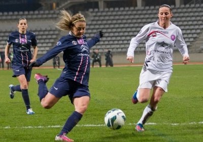 Laure Boulleau et les Parisiennes ont bien entamé le match (photo William Morice)