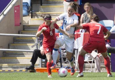 Thiney et les Bleues n'ont pas oublié les JO même si elles préparent l'Euro (photo E Baledent/LMP) Thiney et les Bleues n'ont pas oublié les JO même si elles préparent l'Euro (photo E Baledent/LMP)