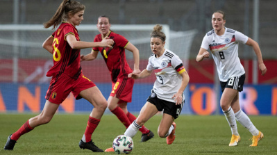 Svenja Huth a ouvert le score pour l'Allemagne (photo DFB)