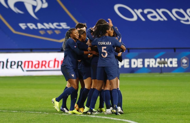 Le but de l'inévitable Wendie Renard (photo FFF) Le but de l'inévitable Wendie Renard (photo FFF)