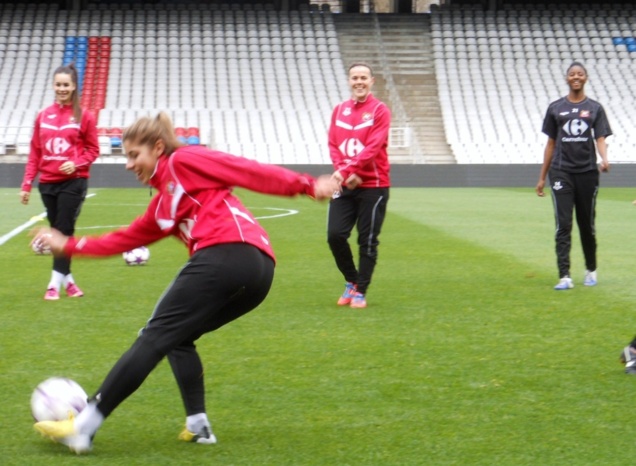 Ligue des Champions - Le FCF JUVISY s'est entraîné à Gerland