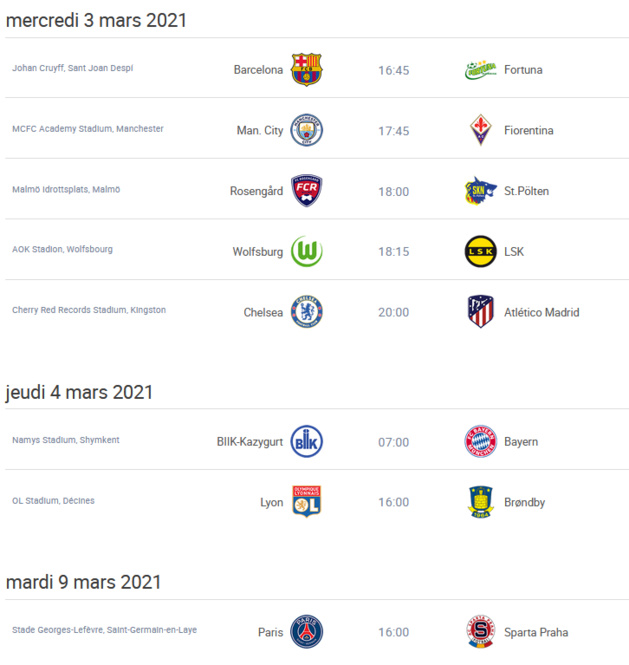 Ligue des Champions (Huitièmes) - Présentation : l'Europe reprend ses droits Ligue des Champions (Huitièmes) - Présentation : l'Europe reprend ses droits