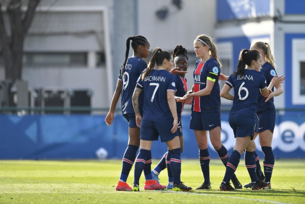 Les Parisiennes ont bien géré cette rencontre avant le choc en D1 face à l'OL (photo PSG) Les Parisiennes ont bien géré cette rencontre avant le choc en D1 face à l'OL (photo PSG)