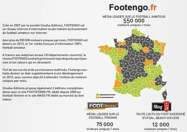 FOOTENGO - Trois de plus qui font quarante-trois départements... FOOTENGO - Trois de plus qui font quarante-trois départements...