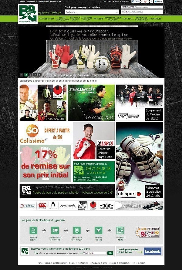 Equipements - La BOUTIQUE du GARDIEN fait peau neuve… Equipements - La BOUTIQUE du GARDIEN fait peau neuve…