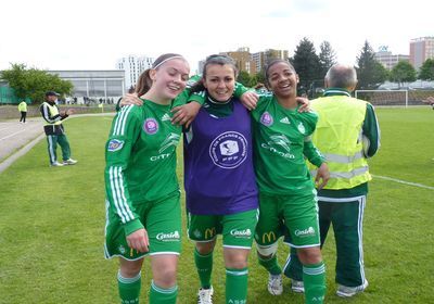 Aude Moreau et les Vertes affronteront l'OL en finale (Photo Thibault Simonnet)