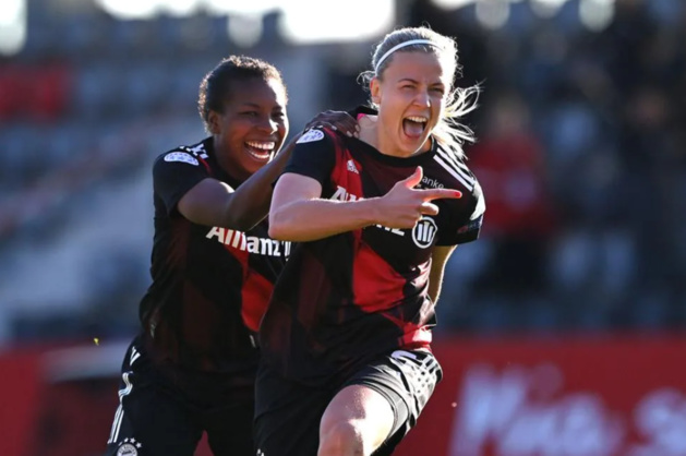 Hanna Glas, passeuse et buteuse lors de cette demi-finale aller (photo UEFA.com) Hanna Glas, passeuse et buteuse lors de cette demi-finale aller (photo UEFA.com)