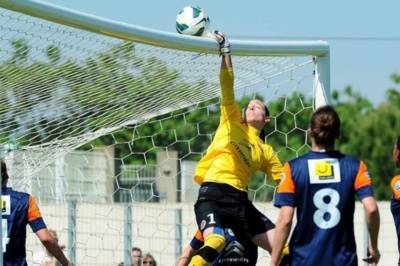 Laëtitia Philippe a concédé quatre buts dans ce match à rejouer (photo MHSC)