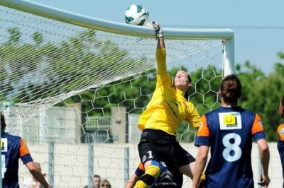 Laëtitia Philippe a concédé quatre buts dans ce match à rejouer (photo MHSC) Laëtitia Philippe a concédé quatre buts dans ce match à rejouer (photo MHSC)