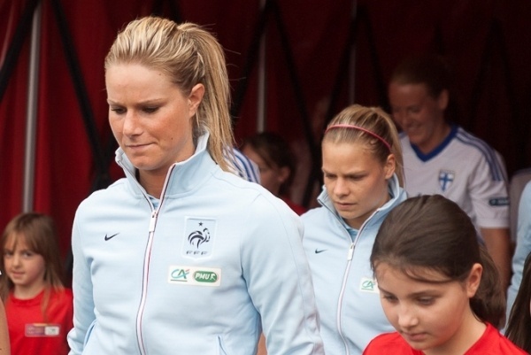 Amandine Henry avait fait son retour en Bleue samedi dernier contre la Finlande (photo E Baledent/LMP)